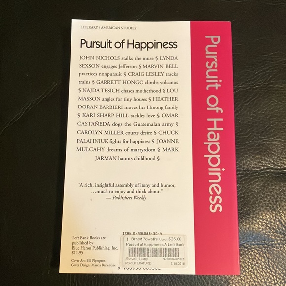 First edition Pursuit of Happiness Edited by Linny Stovall - Picture 2 of 6